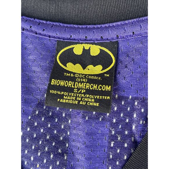 BATMAN Perforated Jersey Women Sz S Slightly used - Picture 5 of 6